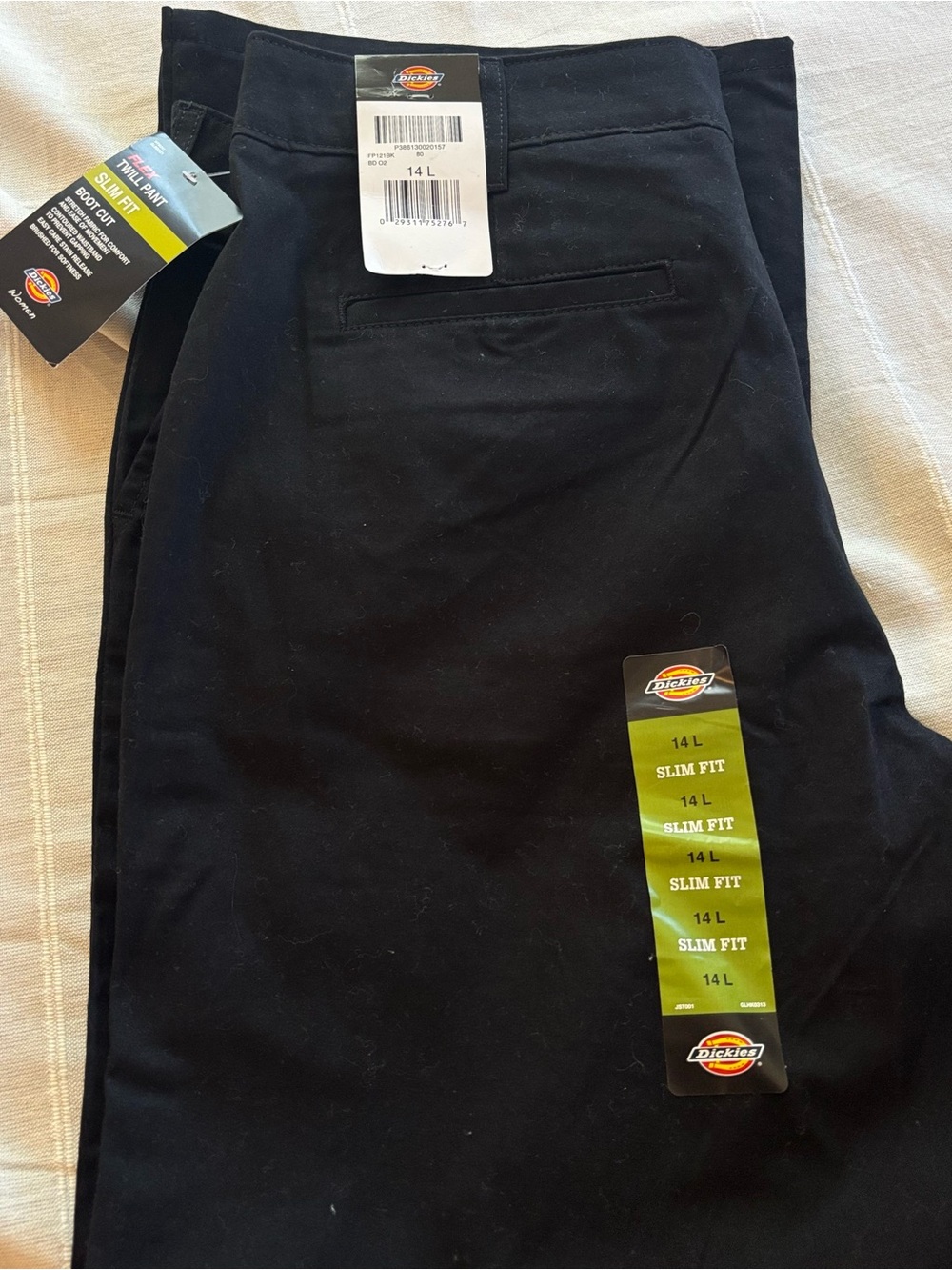 Dickies Black Boot Cut Work Pants - Picture 8 of 8